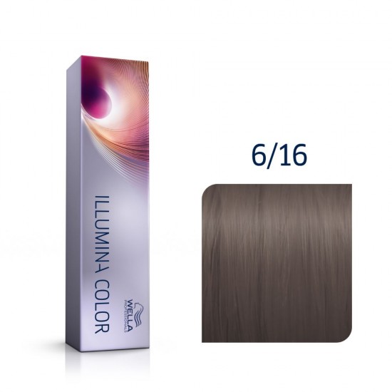 Wella Illumina Color 6/16 permanenta matu krāsa 81g