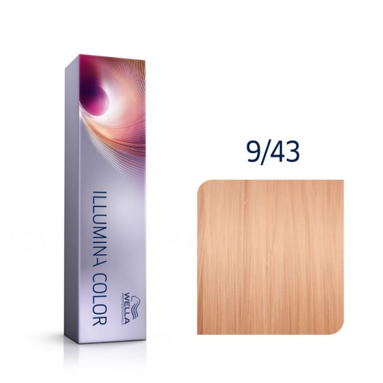 Wella Illumina Color 9/43 permanenta matu krāsa 81g