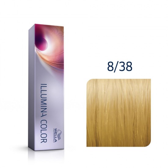 Wella Illumina Color 8/38 permanenta matu krāsa 81g
