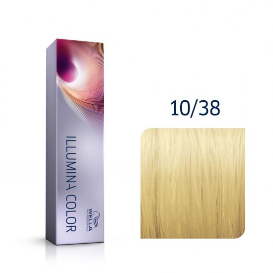 Wella Illumina Color 10/38 permanenta matu krāsa 81g