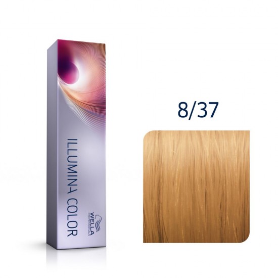 Wella Illumina Color 8/37 permanenta matu krāsa 81g
