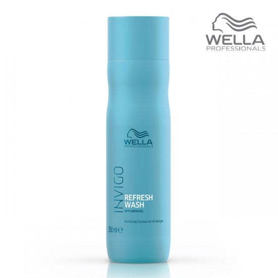 Wella Invigo Refresh Wash Šampūns matu un galvas ādas enerģijai 250ml