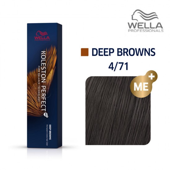 Wella Professionals Koleston Perfect ME+ 4/71 hair color 60 ml