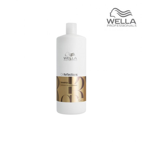 Wella Professionals Oil Reflections слегка увлажняющий шампунь для блеска волос с экстрактом белого чая 1000ml