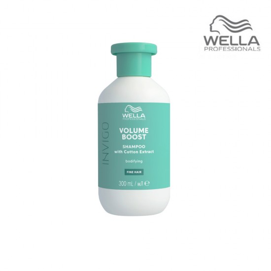 Wella Professionals Invigo Volume Boost ШАМПУНЬ ДЛЯ ПРИДАНИЯ ОБЪЕМА С ЭКСТРАКТОМ ХЛОПКА 300ml