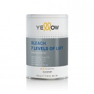 Yellow Bleach 7 Levels Of Lift pulveris matu balināšanai līdz 7 toņiem 500g