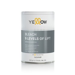 Yellow Bleach 9 Levels Of Lift bleaching powder 9 levels of lift 500g Yellow Bleach 9 Levels Of Lift bleaching powder 9 levels of lift 500g