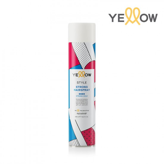 Yellow Style Strong Hairspray stipras fiksācijas matu laka 500ml