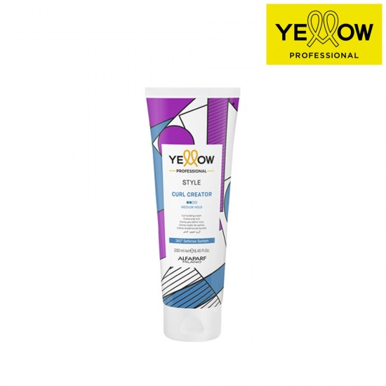 YELLOW STYLE CURL CREATOR vidējas fiksācijas krēms lokainiem un cirtainiem matiem, 250ml