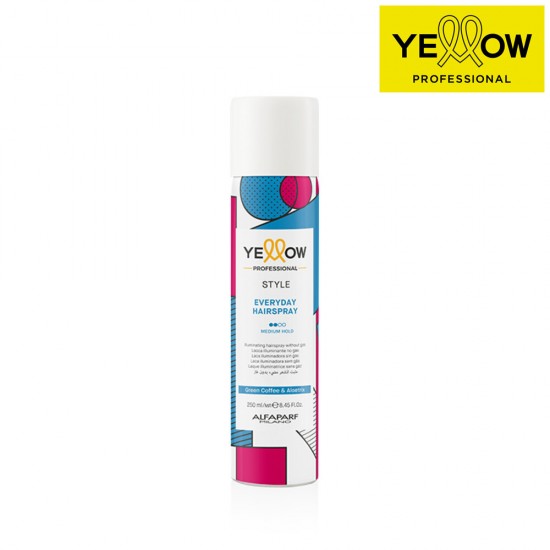 YELLOW STYLE EVERYDAY HAIRSPRAY vidējas fiksācijas matu laka bez gāzes, 250ml