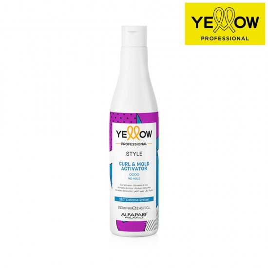 YELLOW STYLE CURL & MOLD ACTIVATOR krēms bez fiksācijas lokainiem un cirtainiem matiem, 250ml