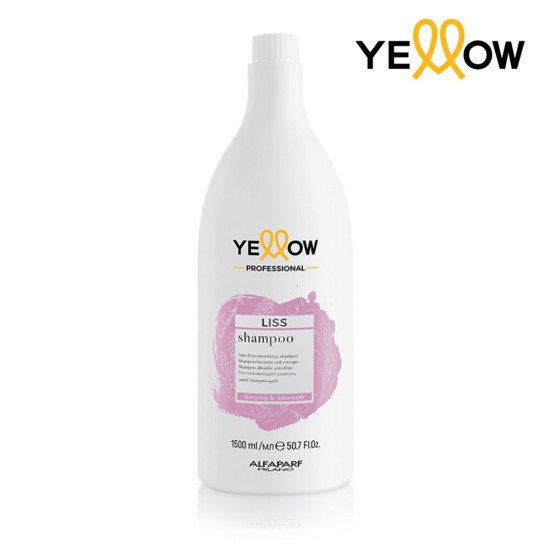 YELLOW LISS šampūns ar anti-frizz efektu matu gludumam, 1500 ml