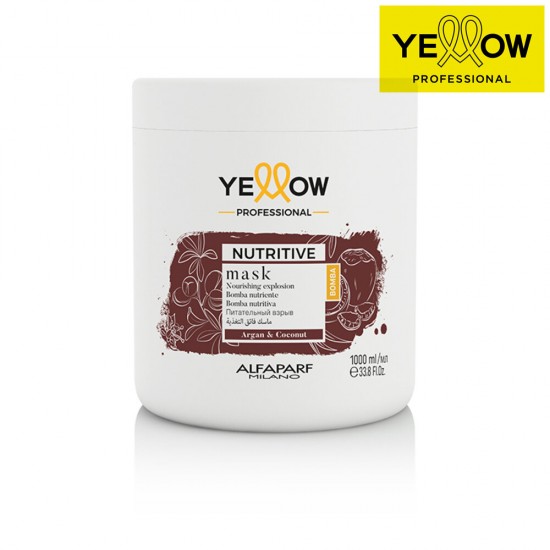 YELLOW NUTRITIVE barojoša maska sausiem matiem, 1000 ml