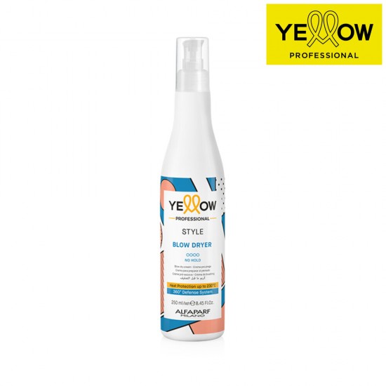 YELLOW STYLE BLOW DRYER krēms bez fiksācijas matu žāvēšanai, 250ml