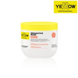 YELLOW REPAIR atjaunojoša maska bojātiem matiem 500ml 
YELLOW REPAIR atjaunojoša maska bojātiem matiem 500ml