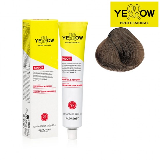YELLOW COLOR перманентная краска для волос, тон Medium Natural Blonde Nr. 7, 100мл