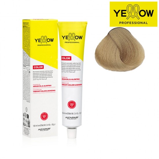 YELLOW COLOR permanentā matu krāsa, tonis Very Light Natural Blonde Nr. 9, 100ml