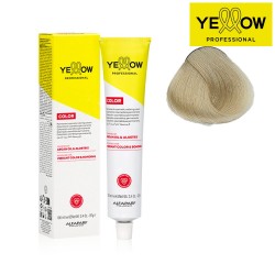 YELLOW COLOR permanentā matu krāsa, tonis Lightest Ash Blonde Nr. 10.1, 100ml YELLOW COLOR permanentā matu krāsa, tonis Lightest Ash Blonde Nr. 10.1, 100ml