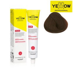 YELLOW COLOR permanentā matu krāsa, tonis Dark Golden Violet Blonde Nr. 6.32, 100ml YELLOW COLOR permanentā matu krāsa, tonis Dark Golden Violet Blonde Nr. 6.32, 100ml