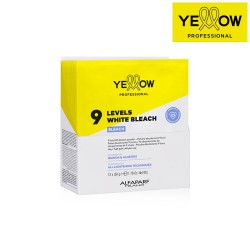 YELLOW BLEACH 9 LEVELS порошок без пигмента для осветления волос до 9 уровней, 12x50г