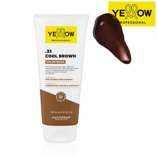 YELLOW COLOR тонирующая маска Cool Brown .32, 200мл