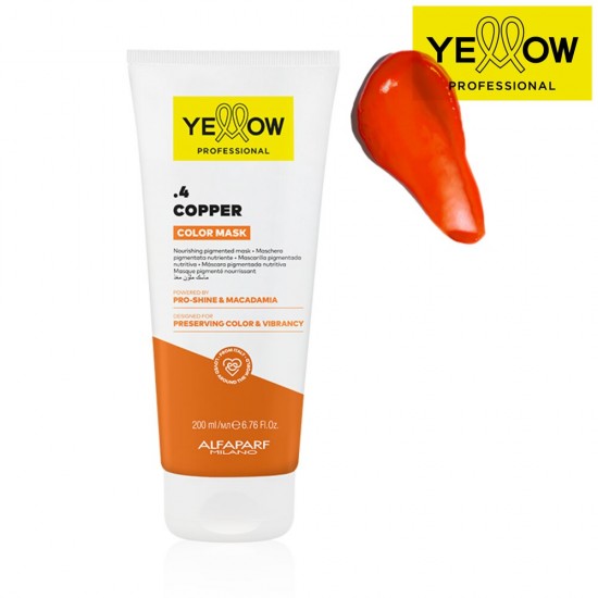 YELLOW COLOR tonējošā maska Copper .4, 200ml
