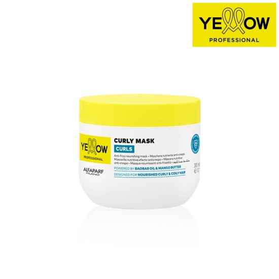 YELLOW CURLS увлажняющая маска для вьющихся и кудрявых волос 300мл