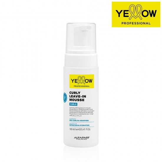 YELLOW CURLS mitrinošas putas lokainiem un cirtainiem matiem 160ml