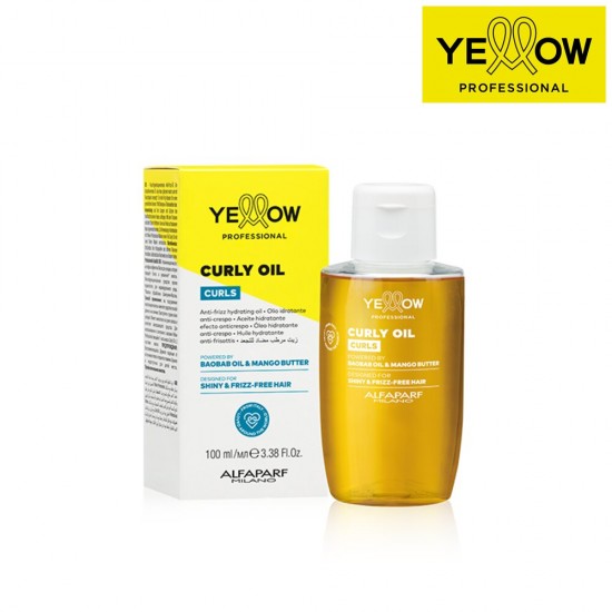 YELLOW CURLS увлажняющее масло для вьющихся и кудрявых волос 100мл