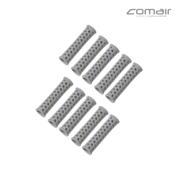Comair Flat wave curlers 65mm Ø15mm 10pcs grey Comair Flat wave curlers 65mm Ø15mm 10pcs grey