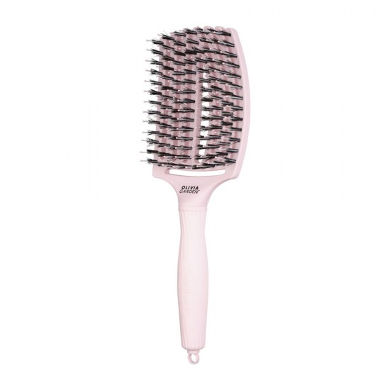 Olivia Garden Fingerbrush расческа L пастельно-розовая