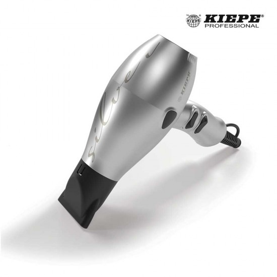 Kiepe Air Silver профессиональный фен с диффузором cеребристый