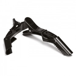 Plastmasas matu sprādzes melnā krāsā 4 gab